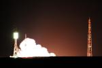 Rocket launch from Baikonur cosmodrome